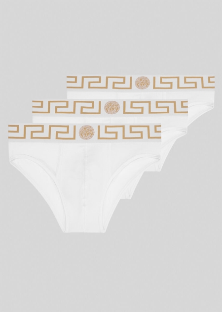 Versace Greca Border Tripac Kalsonger Herr - 954826VSB